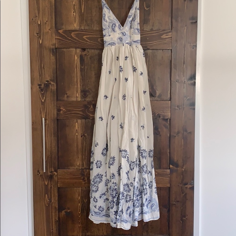 GAP BOHO STRAPPY MAXI DRESS